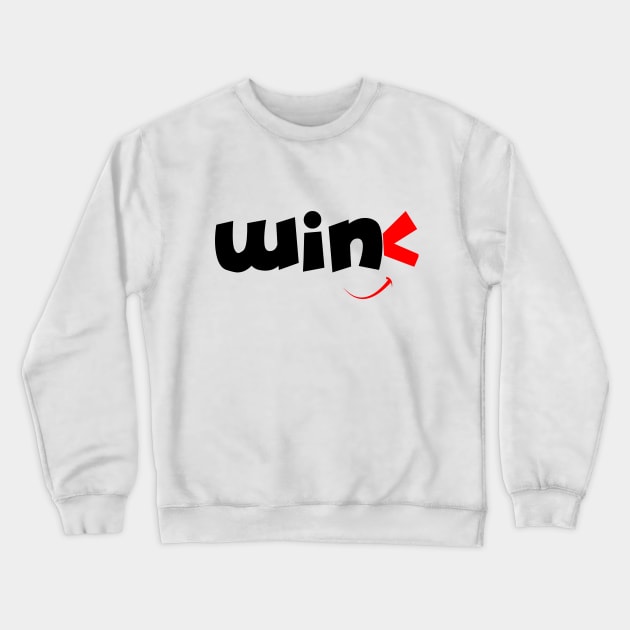 wink Crewneck Sweatshirt by Diamondheart